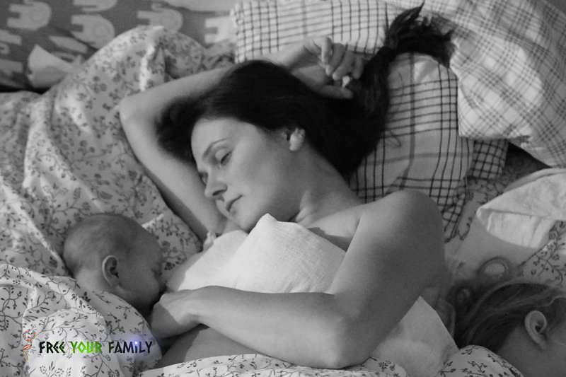 Kennenlernen und Schlafen nach der Geburt