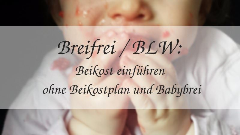 Breifrei / BLW: Beikost einführen ohne Babybrei und Beikostplan