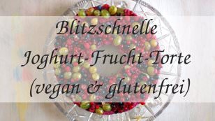 Blitzschnelle Joghurt-Frucht-Torte (vegan & glutenfrei)