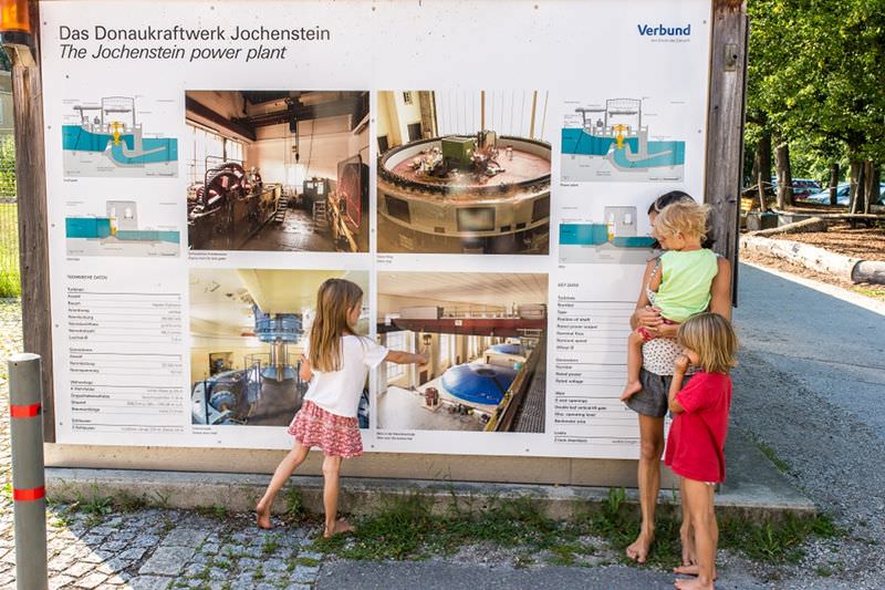 Donaukraftwerk Jochenstein - ein Paradies für begeisterte Kinder