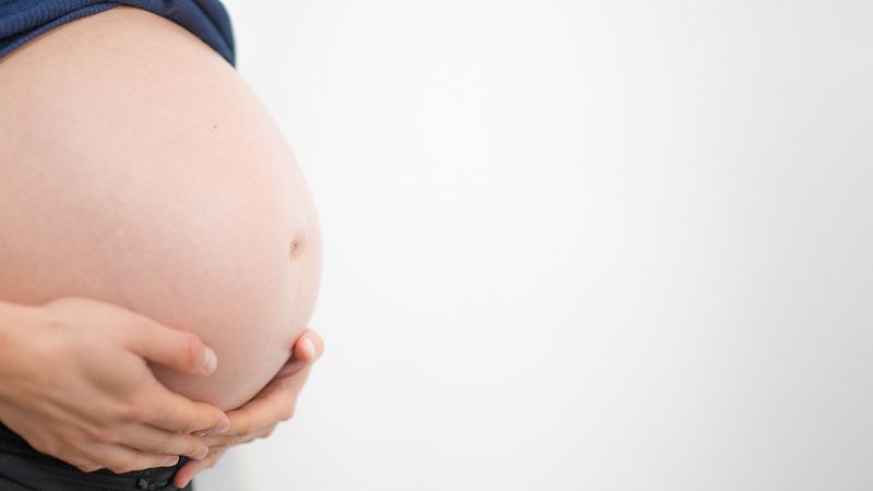 Schwangerschaftsanzeichen Symptome einer Schwangerschaft: Babybauch