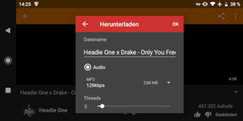 gpodder youtube mp3 extension