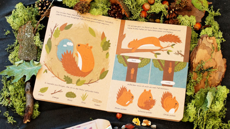 Ich bin das Eichhörnchen - Kinderbuch von Katrin Wiehle